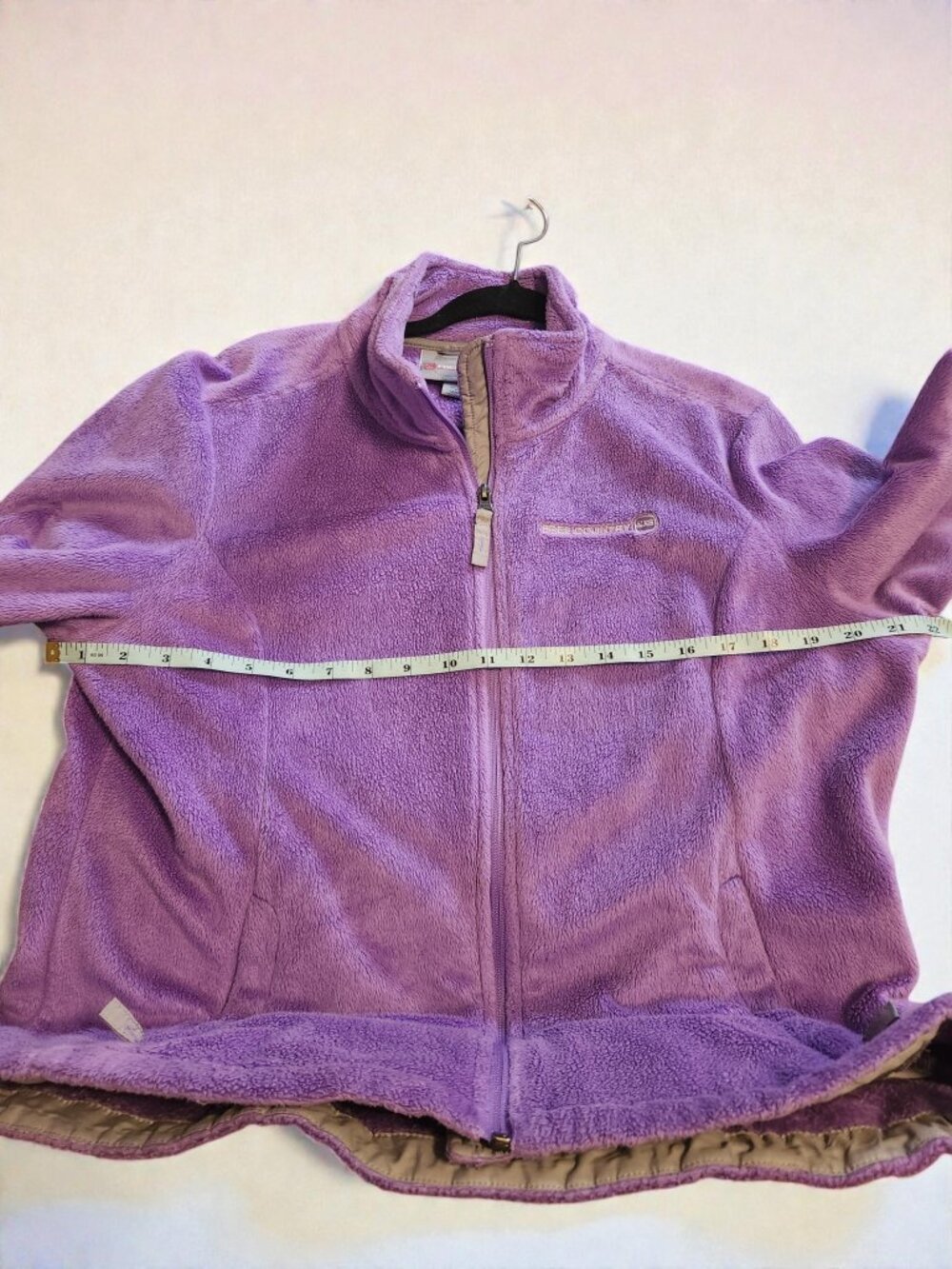 💜 Free Country Fleece Jacket | Size Large | Cozy Zip Up | Soft Warm Layer 💜 - Picture 11 of 11